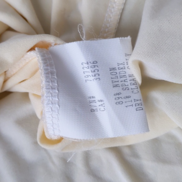 ADORABLE Y2K Poleci Yellow Stretch Tank w/contrast trim, Size S - Picture 5 of 6